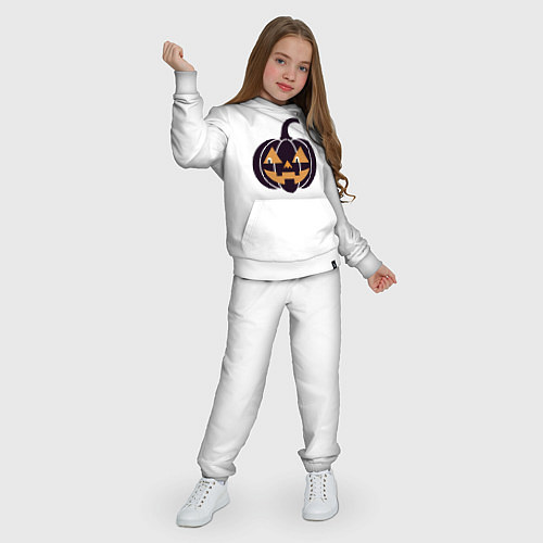 Детский костюм Тыква Джек фонарь Хэллоуин / Белый – фото 3