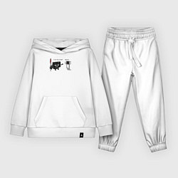 Костюм хлопковый детский Я твой отец, цвет: белый