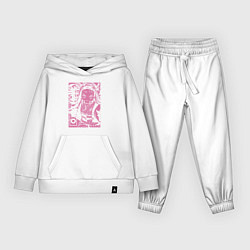 Костюм хлопковый детский Клинок рассекающий демонов Nezuko бой, цвет: белый