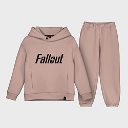 Детский костюм оверсайз Fallout, цвет: пыльно-розовый