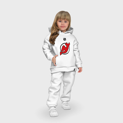 Детский костюм оверсайз New Jersey Devils: Kovalchuk 17 / Белый – фото 3
