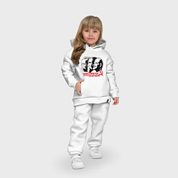 Детский костюм оверсайз Навстречу будущему СССР, цвет: белый — фото 2