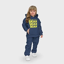Детский костюм оверсайз Skam Skam, цвет: тёмно-синий — фото 2