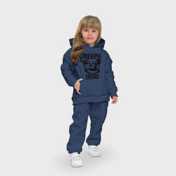 Детский костюм оверсайз Creeper Squad, цвет: тёмно-синий — фото 2
