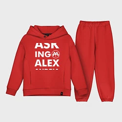 Детский костюм оверсайз Asking Alexandria, цвет: красный