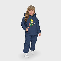 Детский костюм оверсайз Линк, цвет: тёмно-синий — фото 2