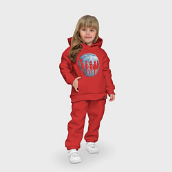 Детский костюм оверсайз Войны в матросках, цвет: красный — фото 2