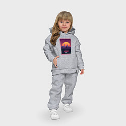 Детский костюм оверсайз Бегущий по лезвию 2049, цвет: меланж — фото 2