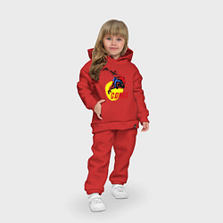 Детский костюм оверсайз Спортивное самбо, цвет: красный — фото 2
