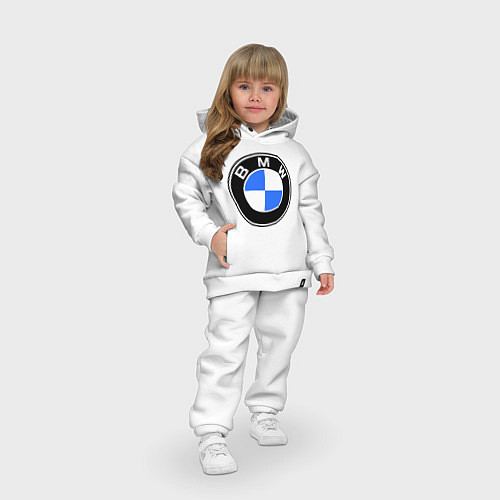 Детский костюм оверсайз Logo BMW / Белый – фото 3