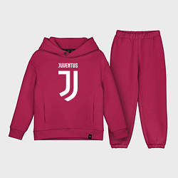 Детский костюм оверсайз FC Juventus, цвет: маджента
