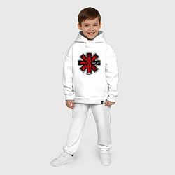 Детский костюм оверсайз Red Hot Chili Peppers, цвет: белый — фото 2