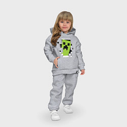 Детский костюм оверсайз Crash Minecraft, цвет: меланж — фото 2
