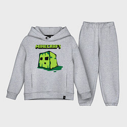 Детский костюм оверсайз Minecraft Creeper, цвет: меланж