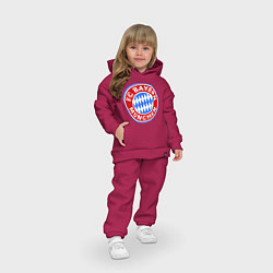 Детский костюм оверсайз Bayern Munchen FC, цвет: маджента — фото 2