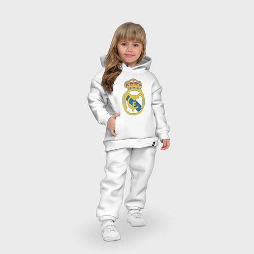 Детский костюм оверсайз Real Madrid FC / Белый – фото 3