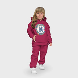 Детский костюм оверсайз Chelsea FC, цвет: маджента — фото 2