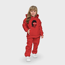 Детский костюм оверсайз Michael Jackson Supreme, цвет: красный — фото 2