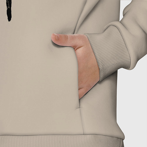 Детский костюм оверсайз Японский стиль / Миндальный – фото 3