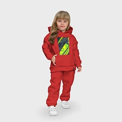 Детский костюм оверсайз Чужой alien, цвет: красный — фото 2