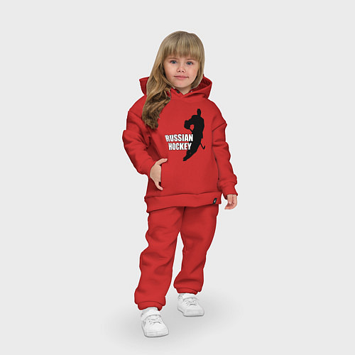 Детский костюм оверсайз Russian Red Hockey / Красный – фото 3