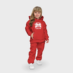 Детский костюм оверсайз Honda Civic EK 6, цвет: красный — фото 2