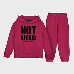 Детский костюм оверсайз Not Afraid, цвет: маджента