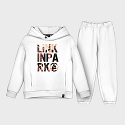 Детский костюм оверсайз Linkin Park, цвет: белый