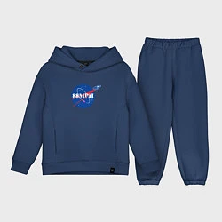 Детский костюм оверсайз NASA Delorean 88 mph, цвет: тёмно-синий