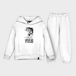 Детский костюм оверсайз Catch me if you can, цвет: белый