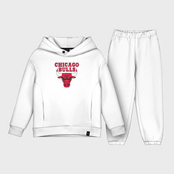 Детский костюм оверсайз CHICAGO BULLS, цвет: белый