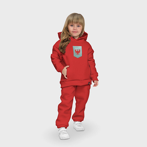 Детский костюм оверсайз GALLENTE / Красный – фото 3