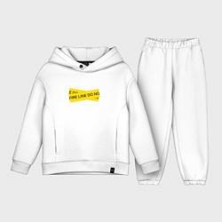 Детский костюм оверсайз OFF-WHITE, цвет: белый