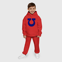 Детский костюм оверсайз Ультрадесант (Ultramarines), цвет: красный — фото 2