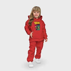 Детский костюм оверсайз Back to the Future, цвет: красный — фото 2