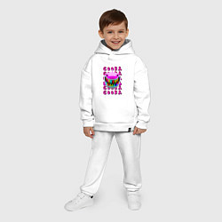 Детский костюм оверсайз 6IX9INE- GOOBA, цвет: белый — фото 2