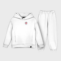 Детский костюм оверсайз Рабочие объединяются, цвет: белый