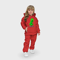 Детский костюм оверсайз MINECRAFT CREEPER, цвет: красный — фото 2