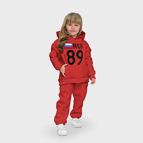 Детский костюм оверсайз RUS 89 / Красный – фото 3