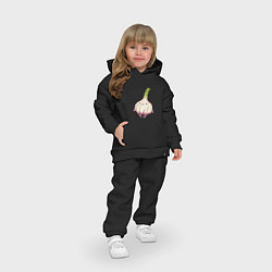 Детский костюм оверсайз Милый чеснок, цвет: черный — фото 2