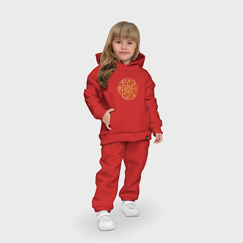Детский костюм оверсайз Защита воин света / Красный – фото 3