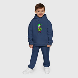 Детский костюм оверсайз Skoda Skull Z, цвет: тёмно-синий — фото 2