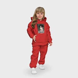 Детский костюм оверсайз Леви, цвет: красный — фото 2