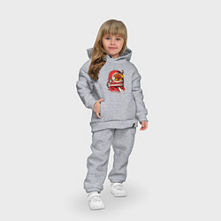 Детский костюм оверсайз Астронавт и Апокалипсис, цвет: меланж — фото 2