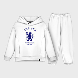 Детский костюм оверсайз Chelsea Est. 1905, цвет: белый