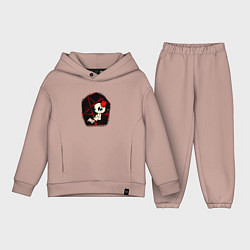 Детский костюм оверсайз Isaac girl, цвет: пыльно-розовый