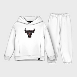 Детский костюм оверсайз Bulls - Jordan, цвет: белый