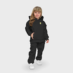 Детский костюм оверсайз Герб города Нитроэмальск, цвет: черный — фото 2