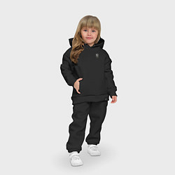Детский костюм оверсайз Герб города Тленск, цвет: черный — фото 2