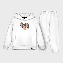 Детский костюм оверсайз Nagatoro, цвет: белый